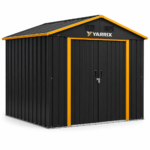 Yarrix 8x6 Galvanized Steel Garden Shed