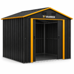 Yarrix 8x6 Galvanized Steel Garden Shed - Image 3